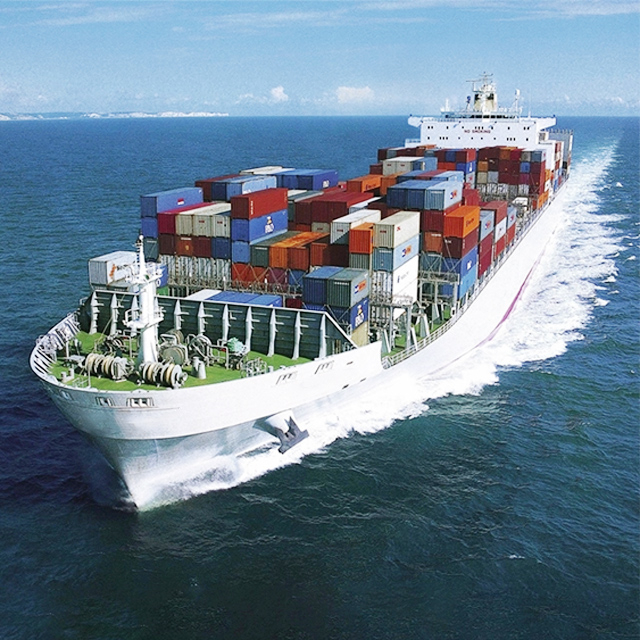 15.000 Tonnen ladendes Kohlecontainerschiff aus Stahl